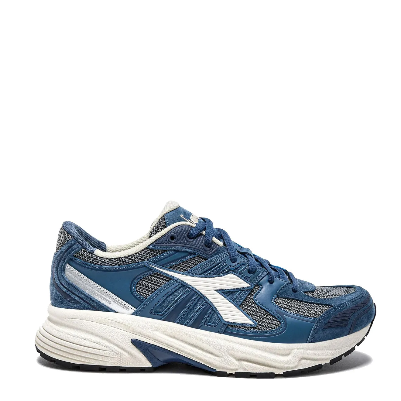 Diadora Mythos Star Pigskin Trainer Blue Dark Denim Air Dry