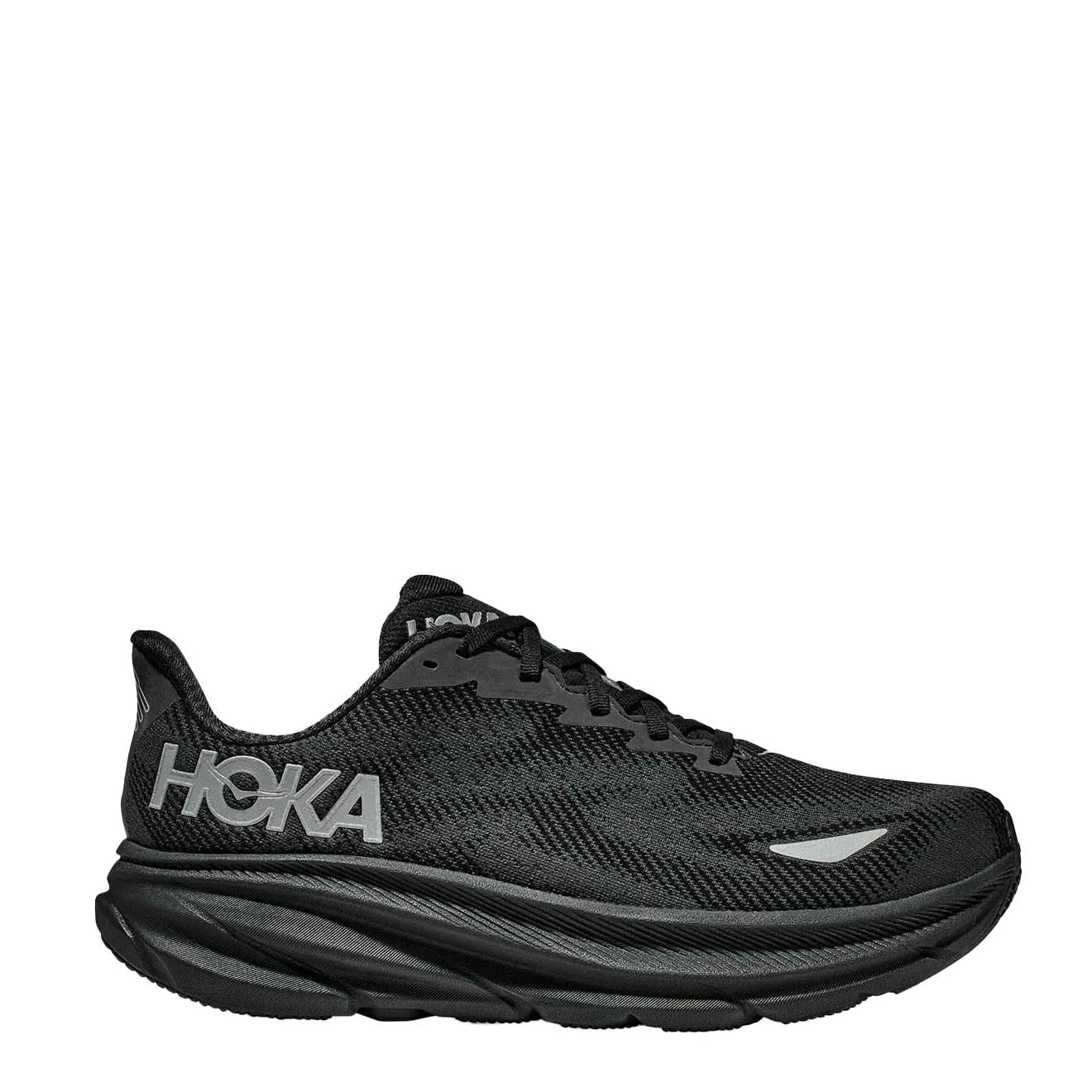 Hoka Clifton 9 GORE-TEX Trainer Black / Black Satin Glow Denim Cool