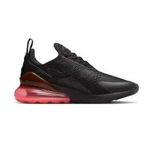 anti - odor running shoes Men's Air Max 270 Black/Black/Hot Punch