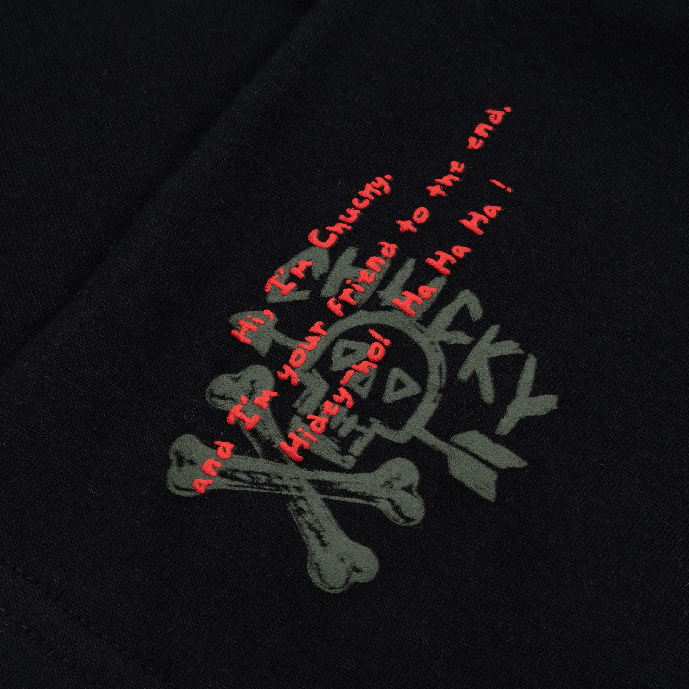 hiking clothes SP x Chucky Hi Im Chucky Mens Short Sleeve Shirt (Black/Green)