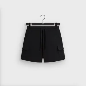 Breezy Stretch Kith Micro Waffle Fairfax Cargo Short - Black