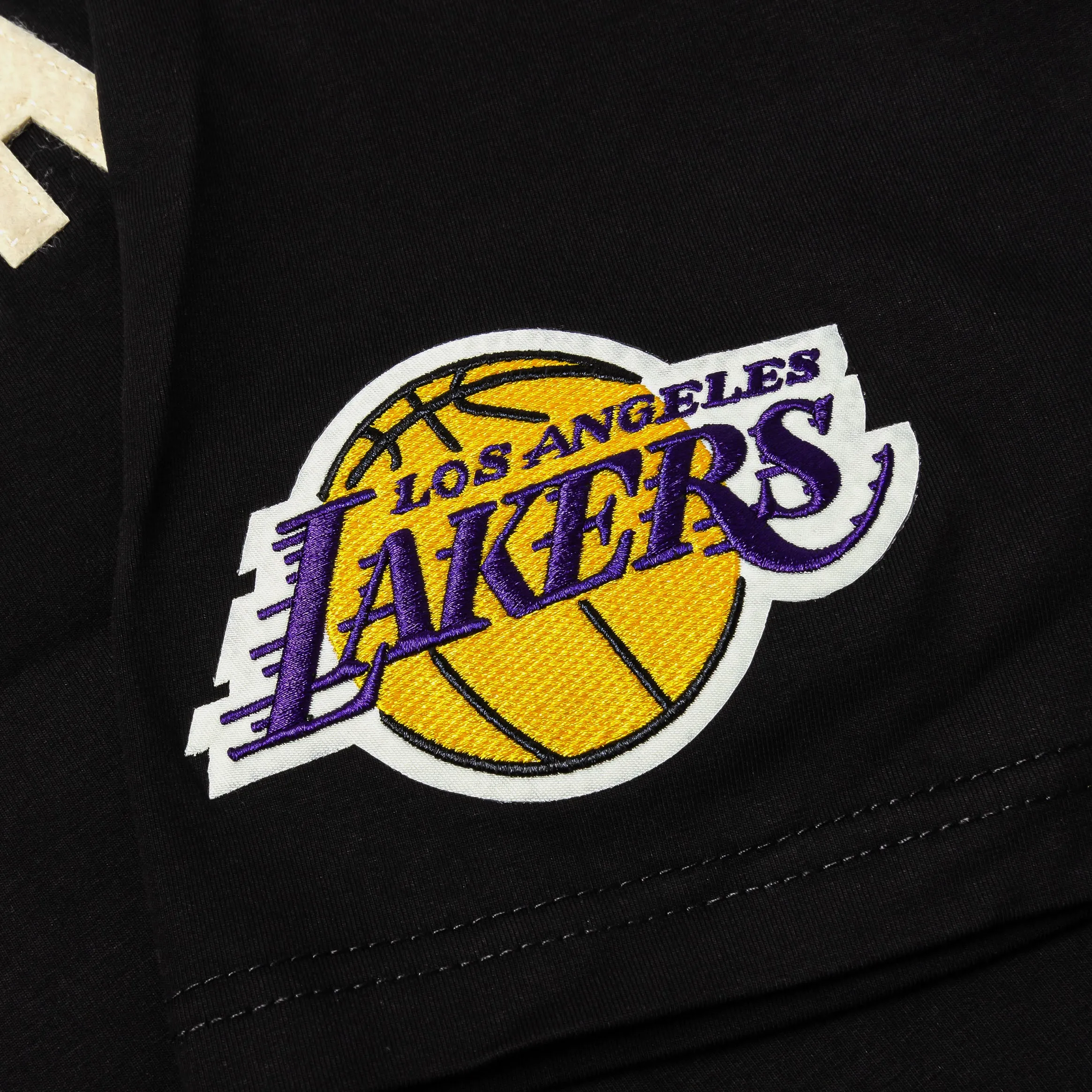 Timeless Design NBA Los Angeles Lakers Original Mens Short Sleeve Shirt (Black/White)