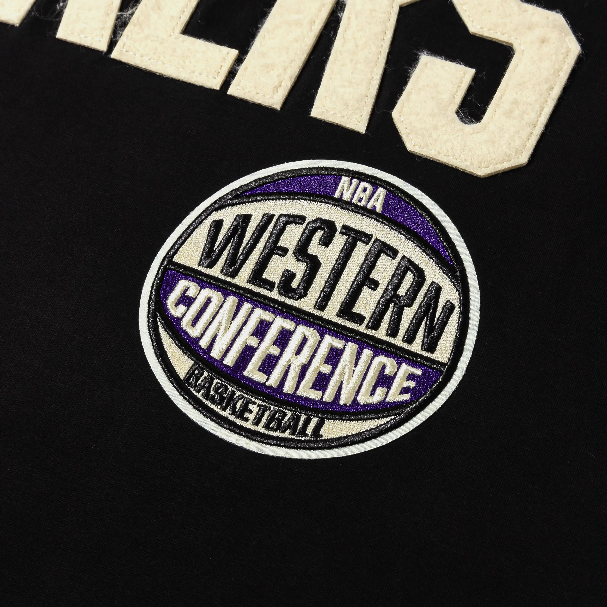 NBA Los Angeles Lakers Original Mens Short Sleeve Shirt (Black/White) Simple and Chic