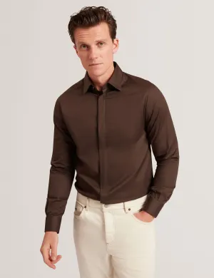 TIBOR | DK-BROWN Breathable fabric