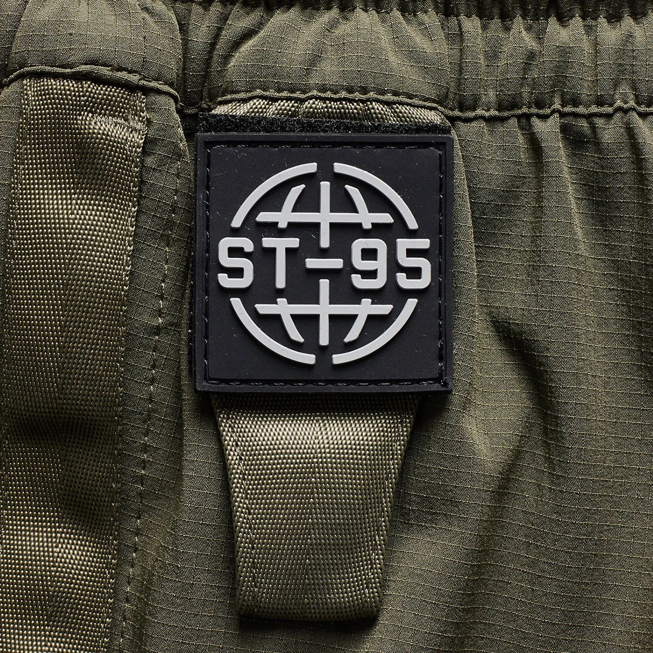 ST95 4 Way Stretch Trousers Olive Back pockets Utility Fit