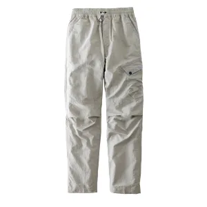 ST95 Cargo Trousers  Light Grey Breathable Stretch Ripstop Texture