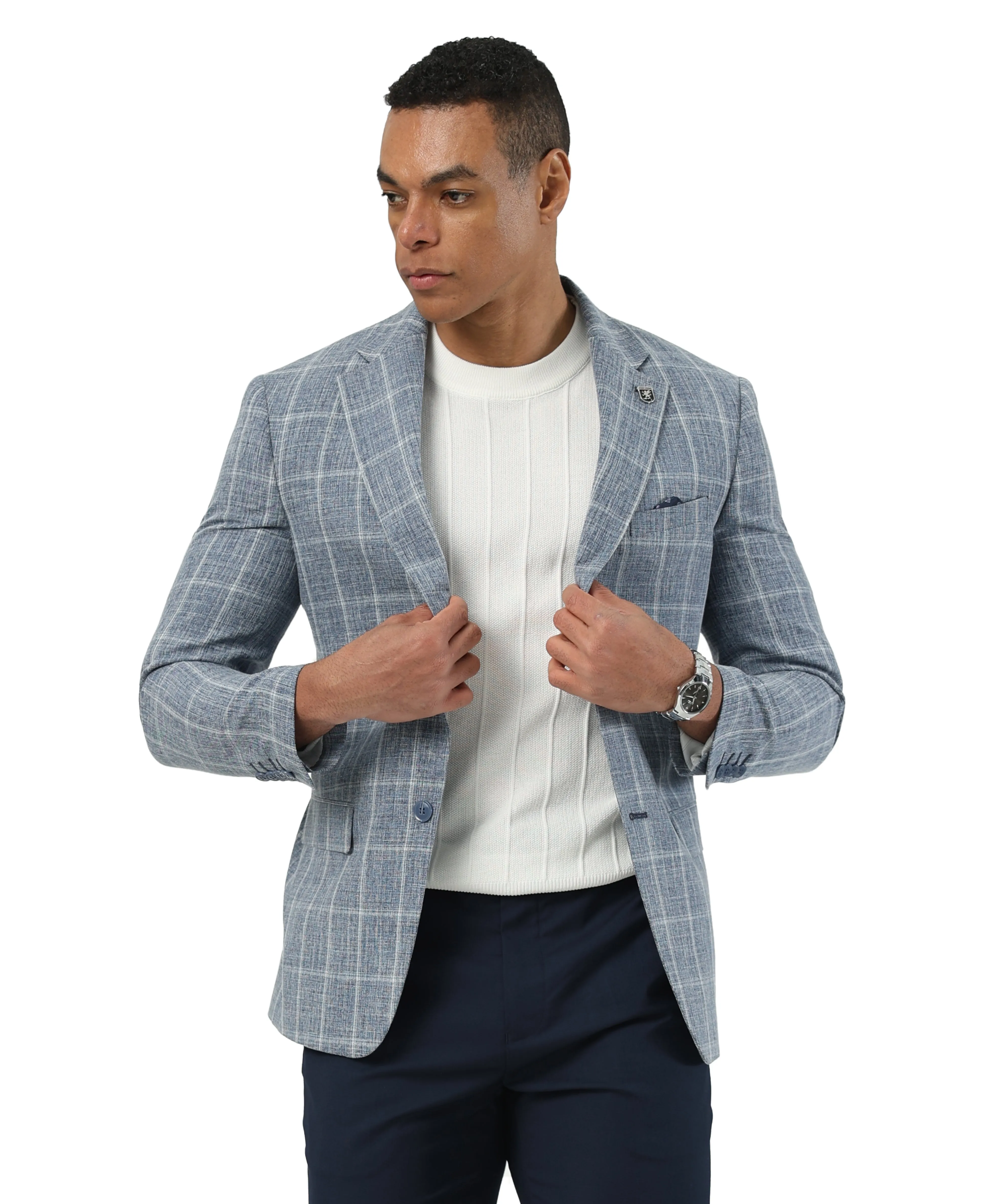 Stacy Adams Men Jacket Tweed Plaid by Stacy Adams Reinforced Seam Durability Flexible Articulated Elbows