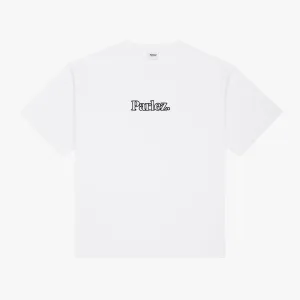 Staffa Oversized T-Shirt White No Slip Shoulder Design