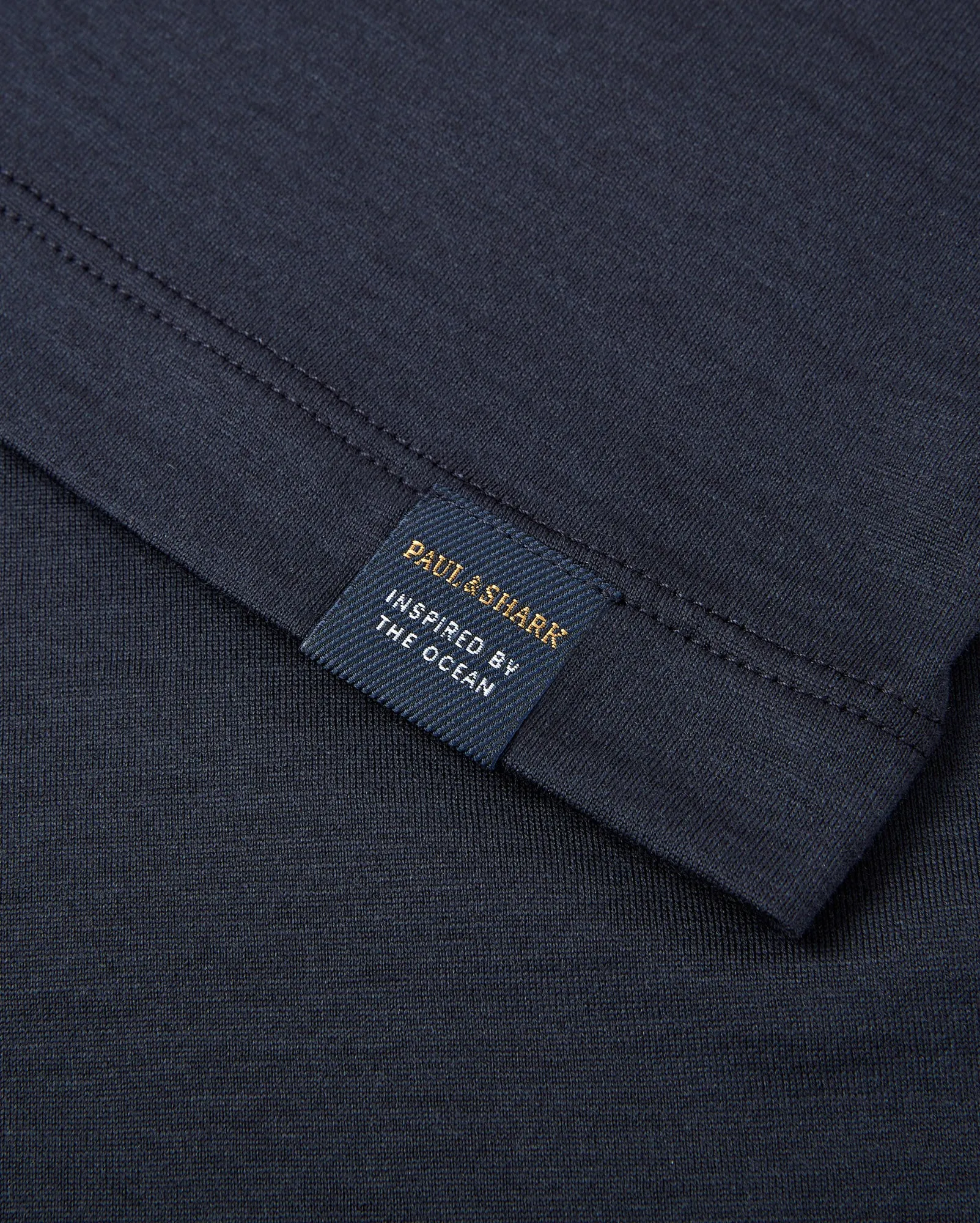 Paul & Shark Riviera Cotton & Silk Short Sleeve T-shirt (Blue) Everyday apparel