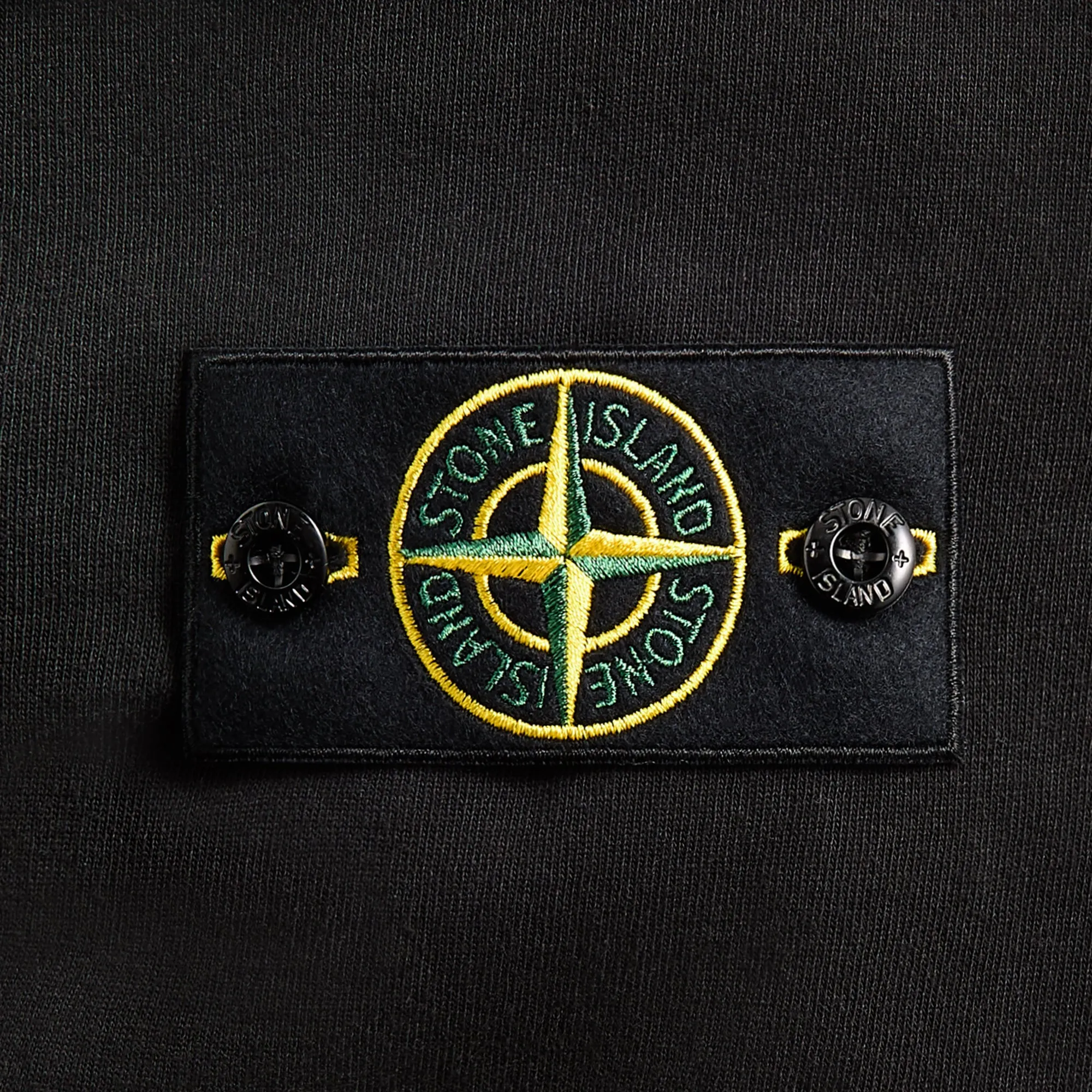 QuiltedPattern Stone Island Garment Dyed Crinkle Reps Nylon Jacket - Black