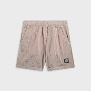 Stone Island Nylon Metal Swim Short - Antique Rose Gusseted Crotch Sport Flex Wear