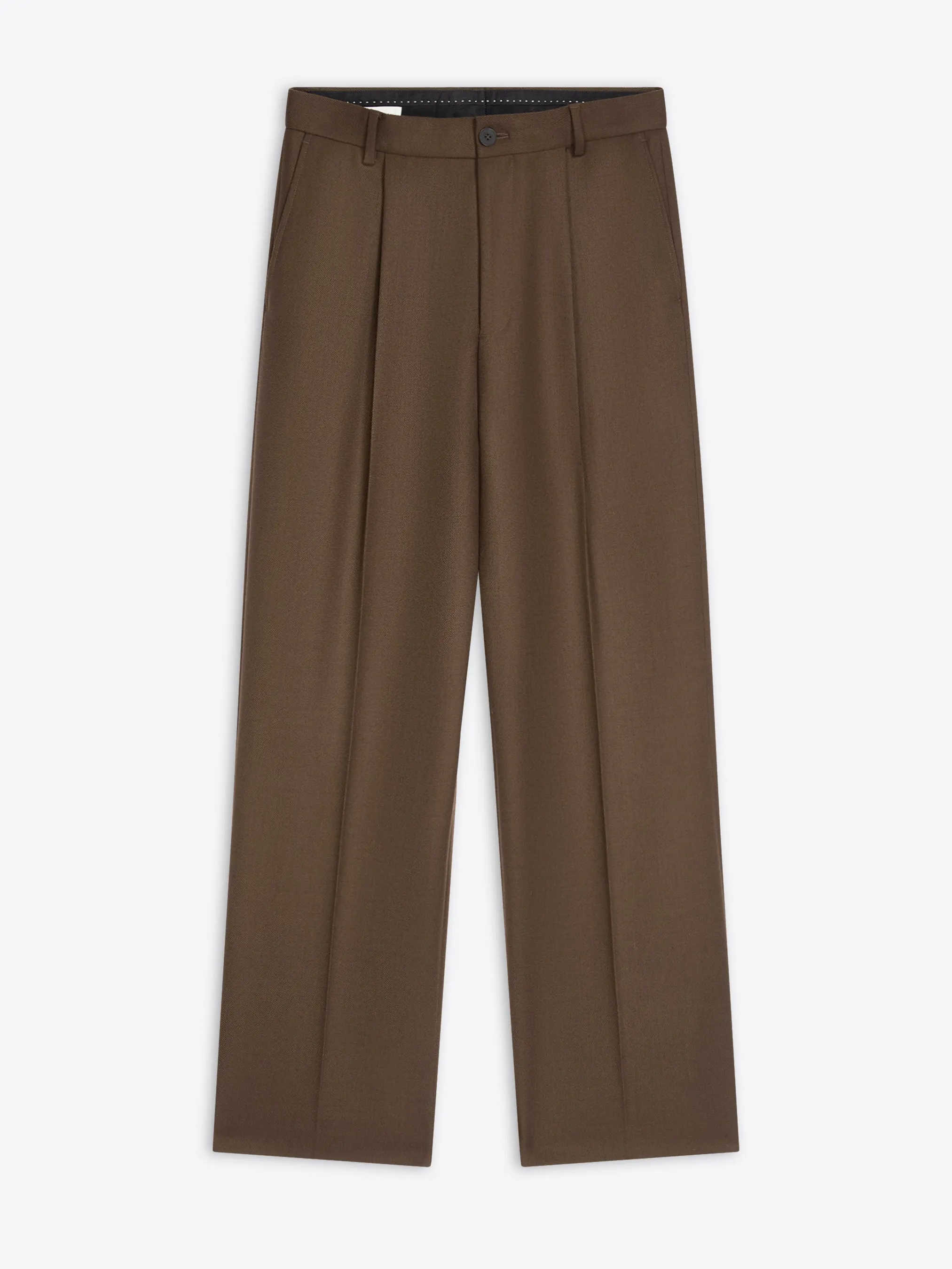 Straight wool pants No Tag ReflectiveAccentDetails