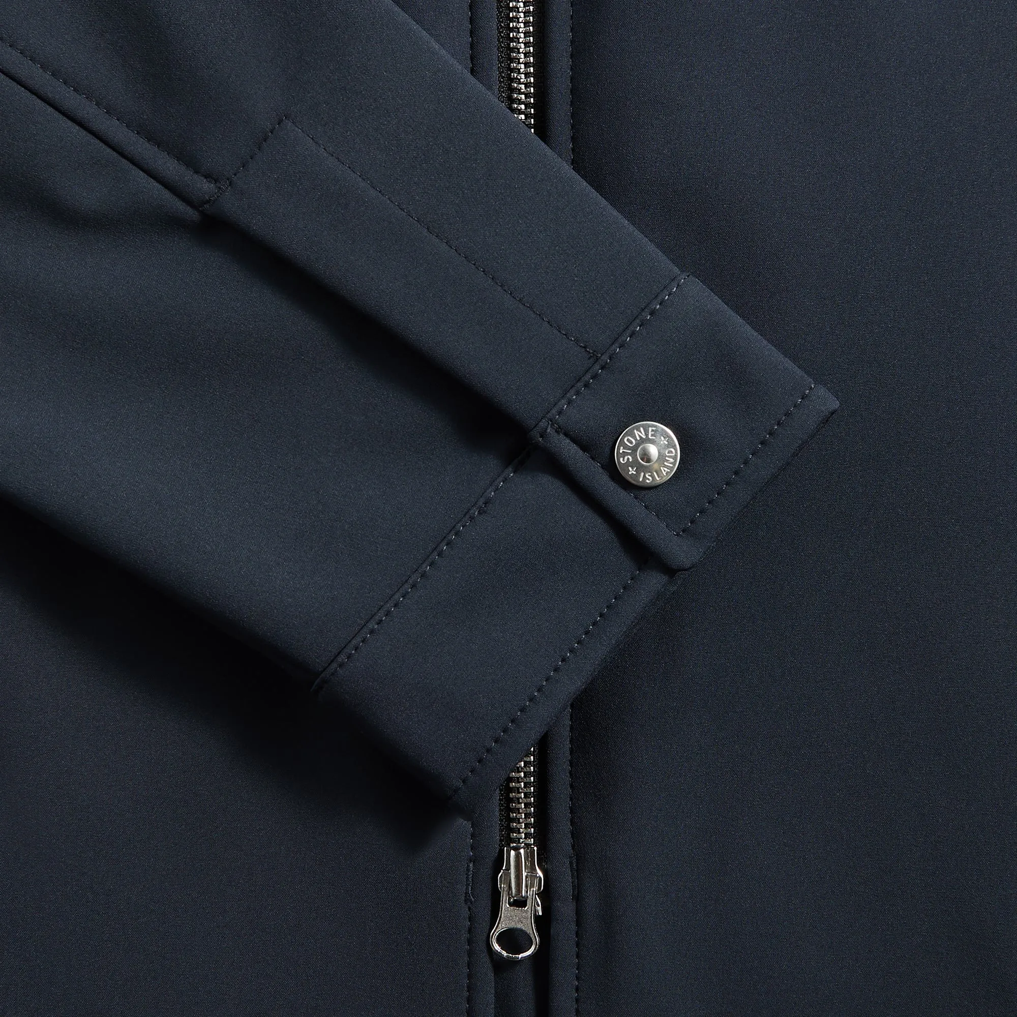 Stone Island Jacket - Navy Blue Morning Commute Gear Eco Conscious Production