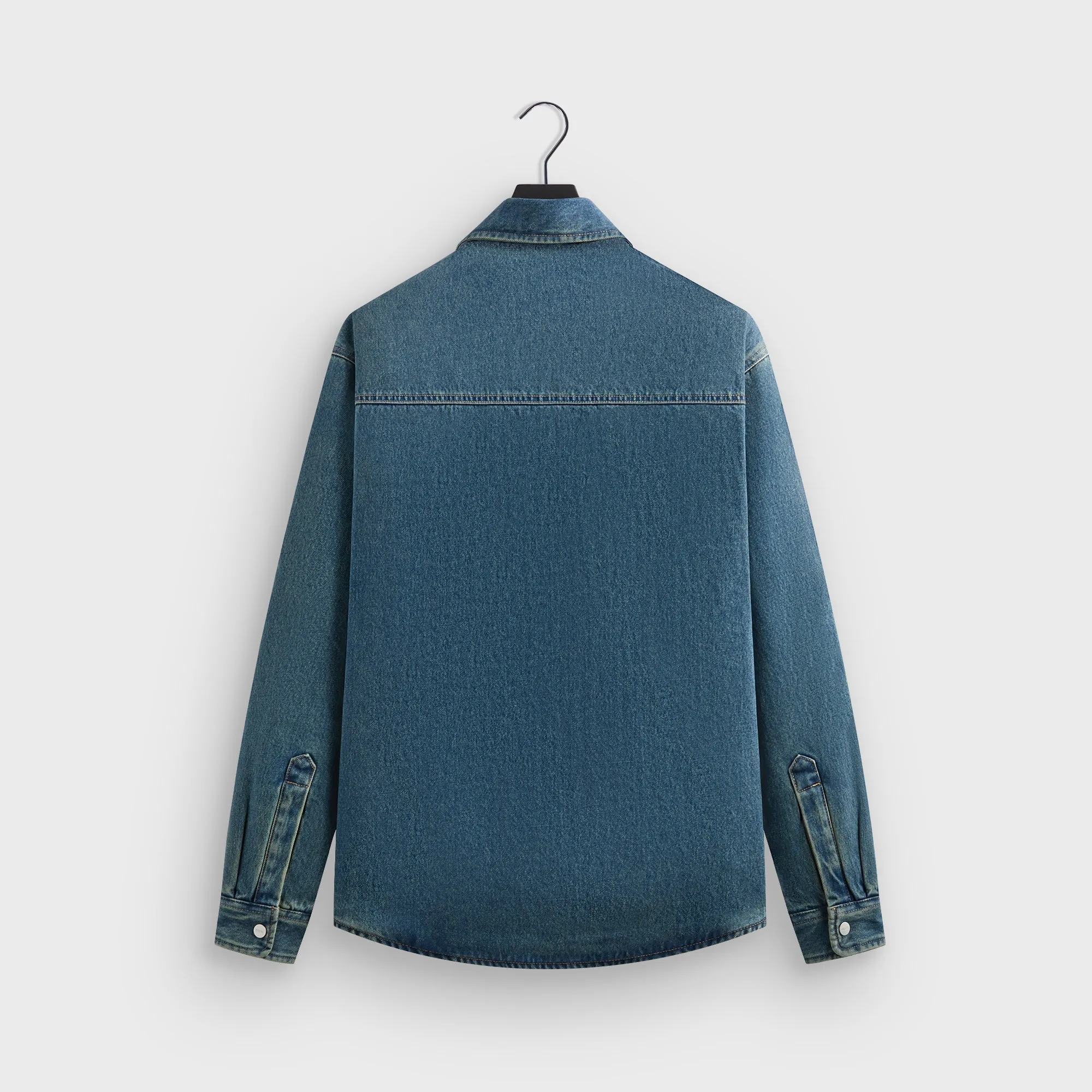 Kith Denim Apollo Shirt Jacket - Luka Wash Luxury Appeal Two Tone Design