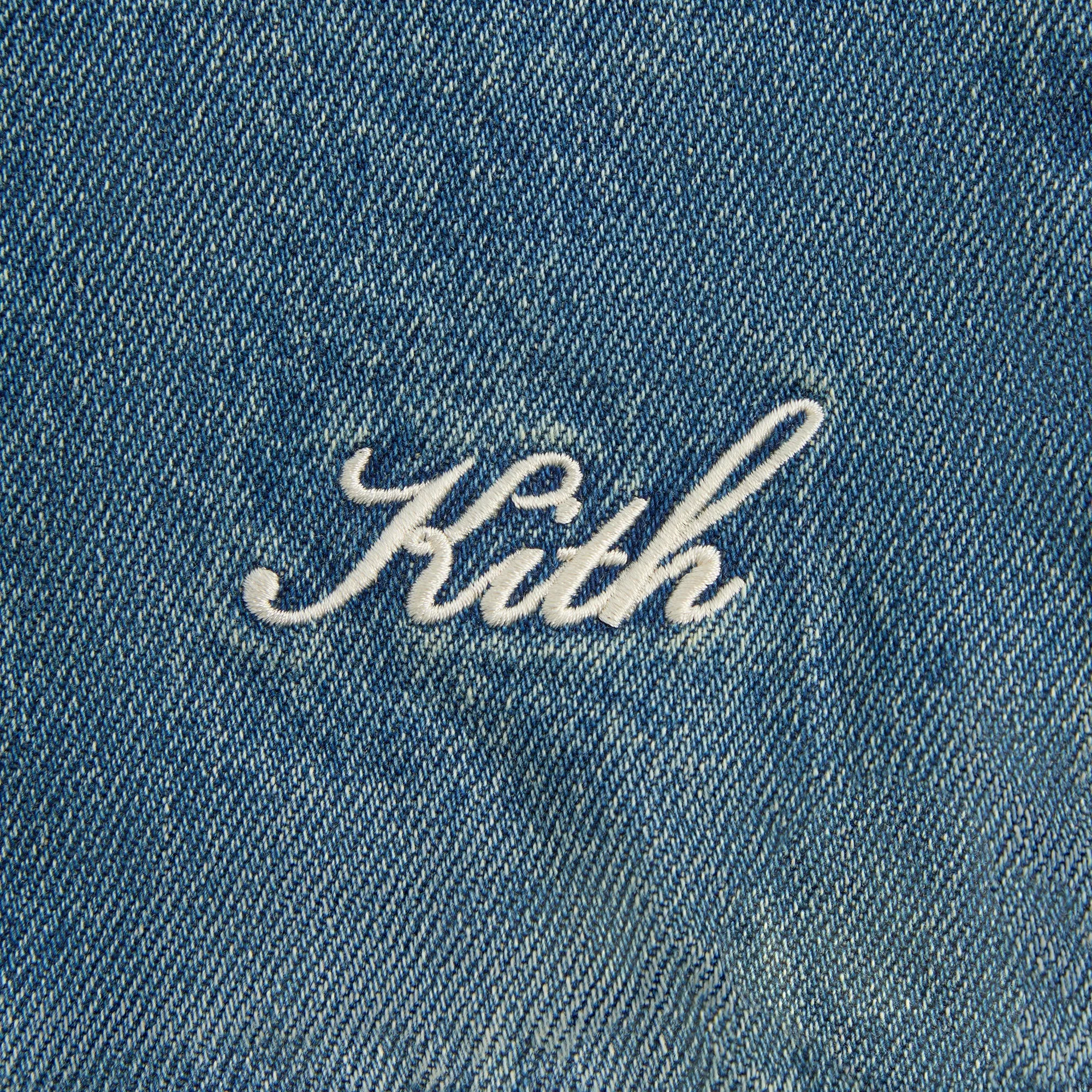 Kith Denim Apollo Shirt Jacket - Luka Wash Hypoallergenic Interior FoldableStructure