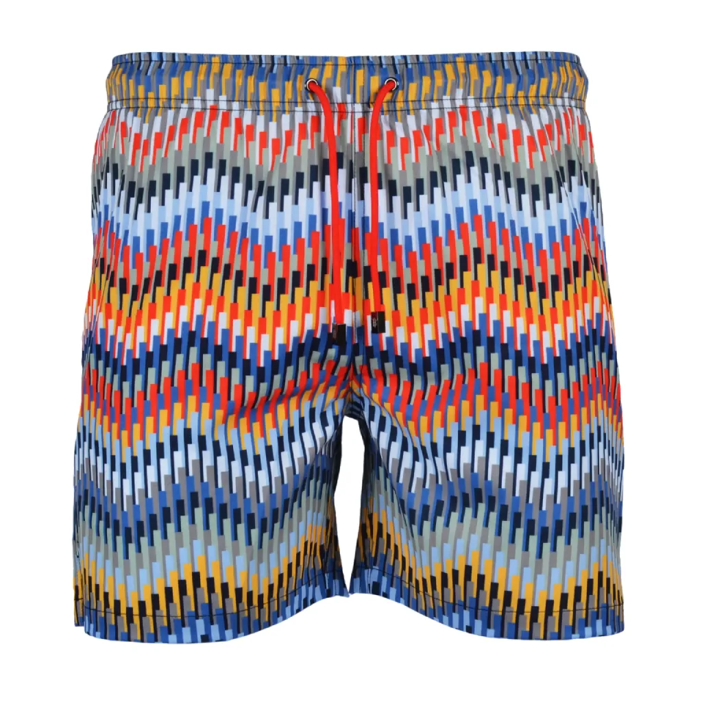 Moda Bandidos Line Zig Swim Short Men Luxury Brand Fashionable Look