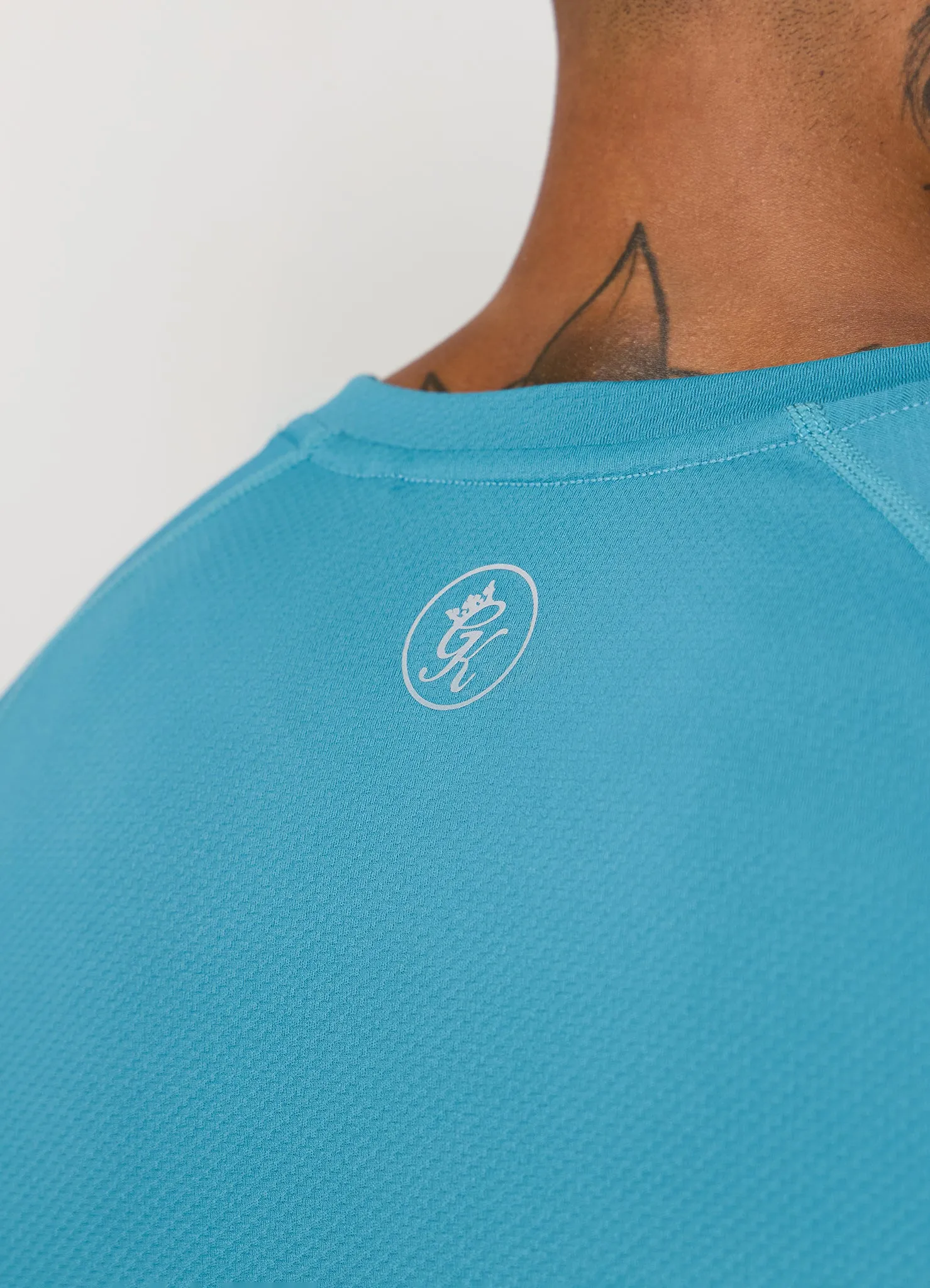 Timeless Piece Modern Layering Gym King Energy Tee - Stormy Sky