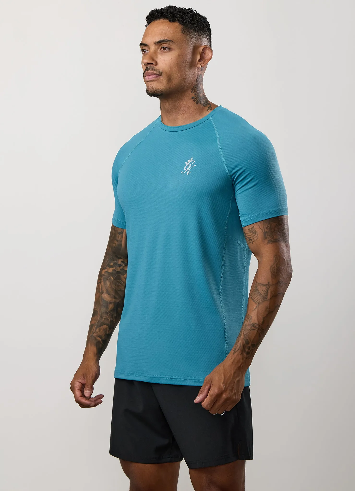 Relaxed Style Summer Favorite Gym King Energy Tee - Stormy Sky