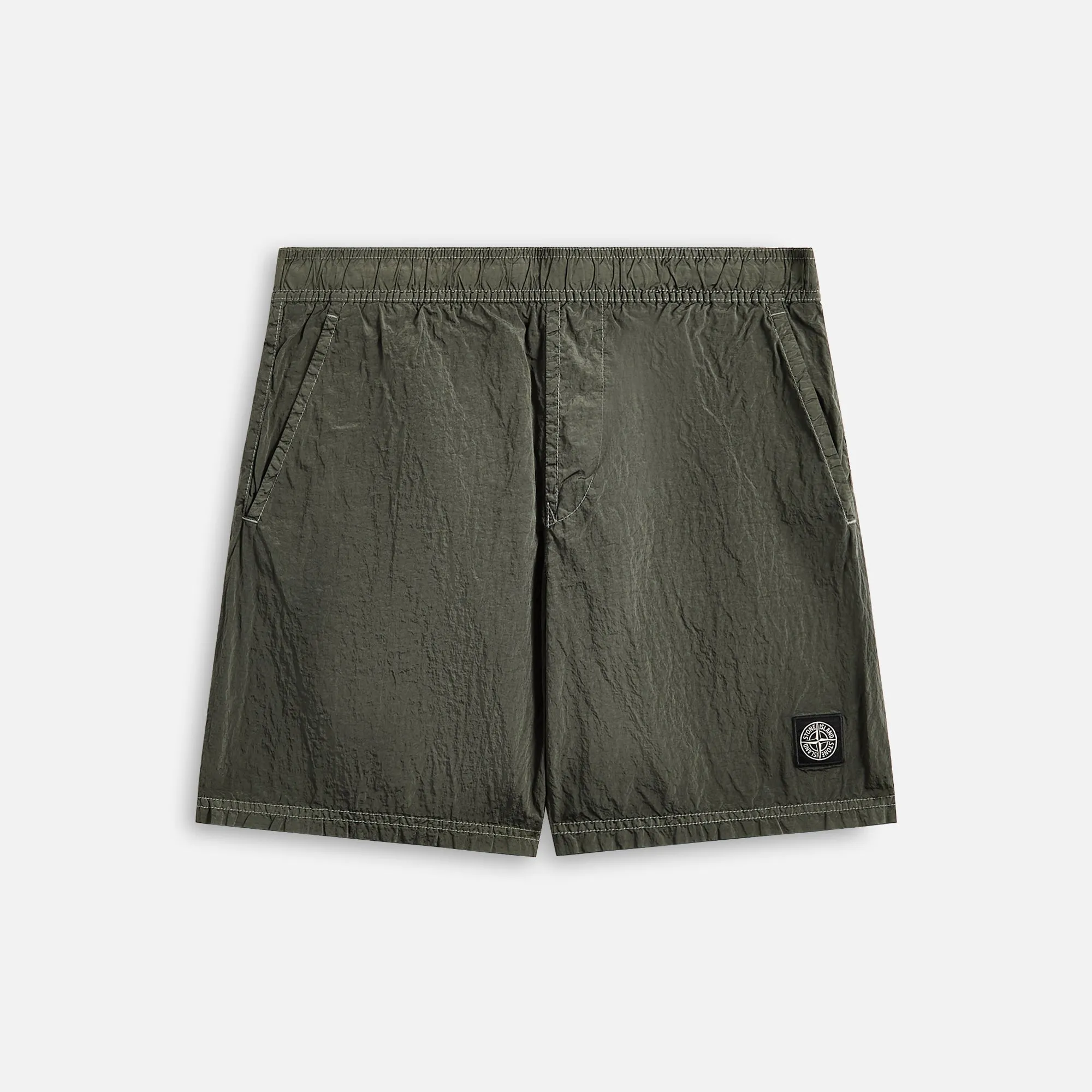 warm tones Sun Protection Stone Island Nylon Metal Swim Short - Military Green
