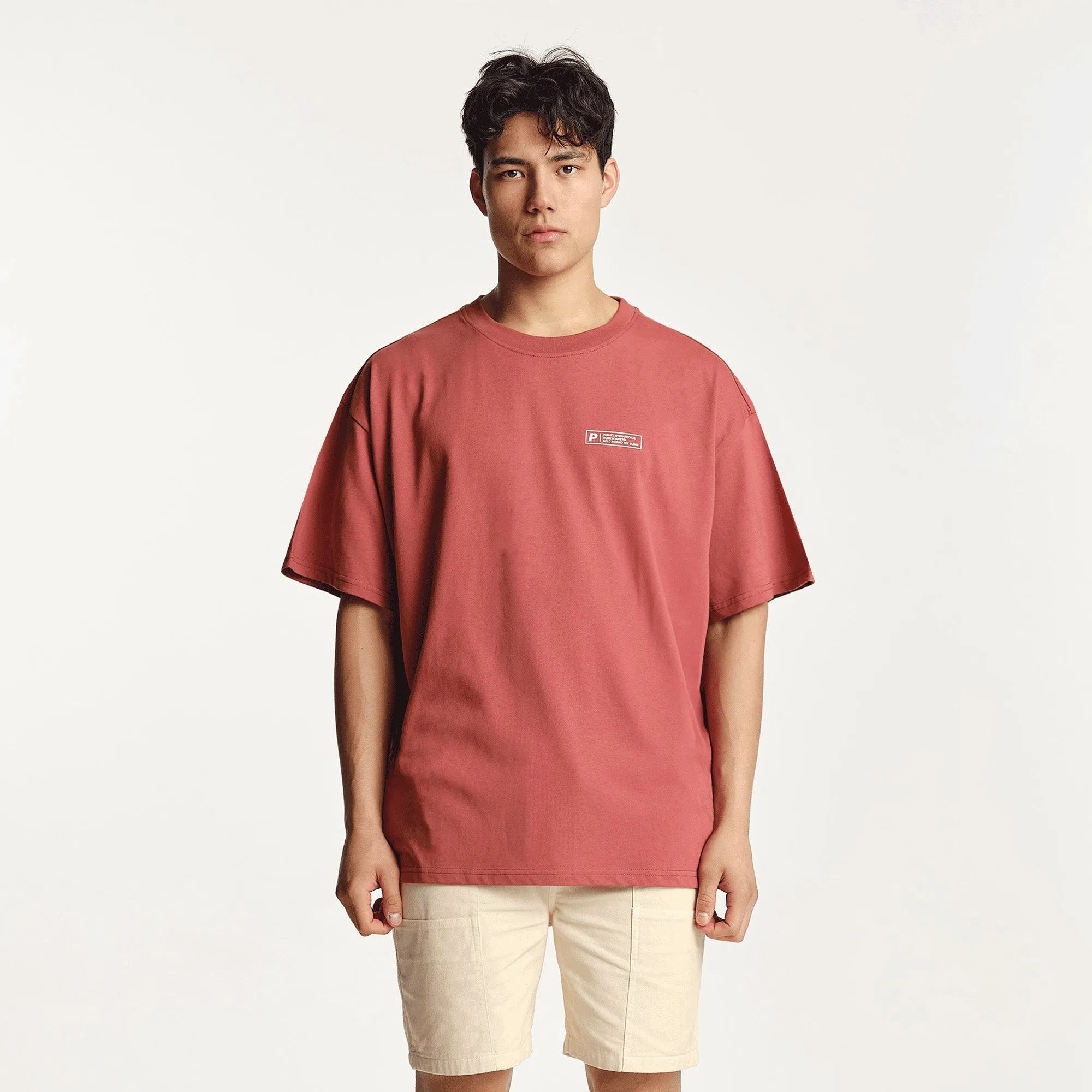 Luna Oversized T-Shirt Dusty Coral Anti-static