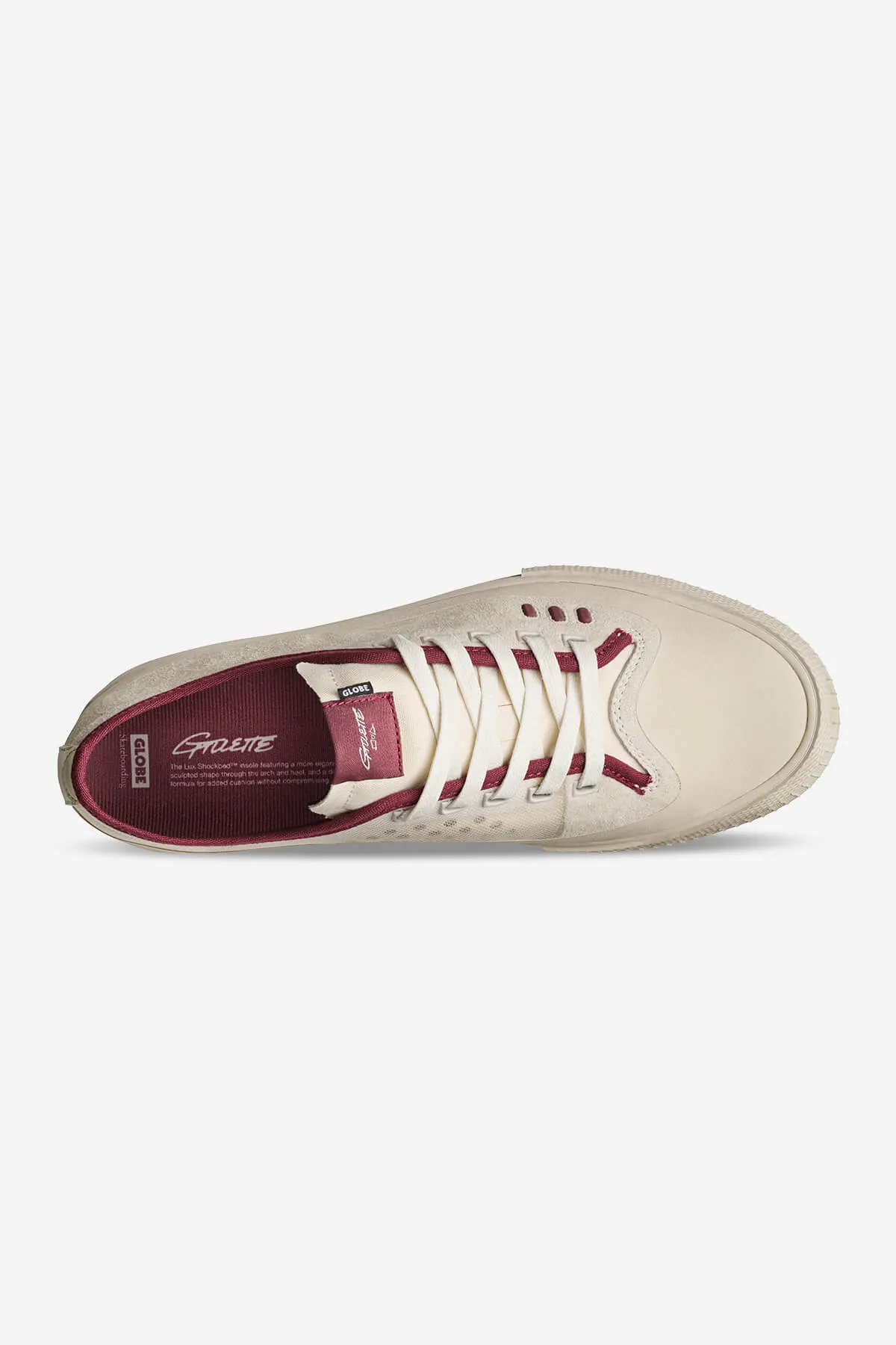 Shock Control Classic Fit Gillette - Cream/Pomegranate - Skate Shoes