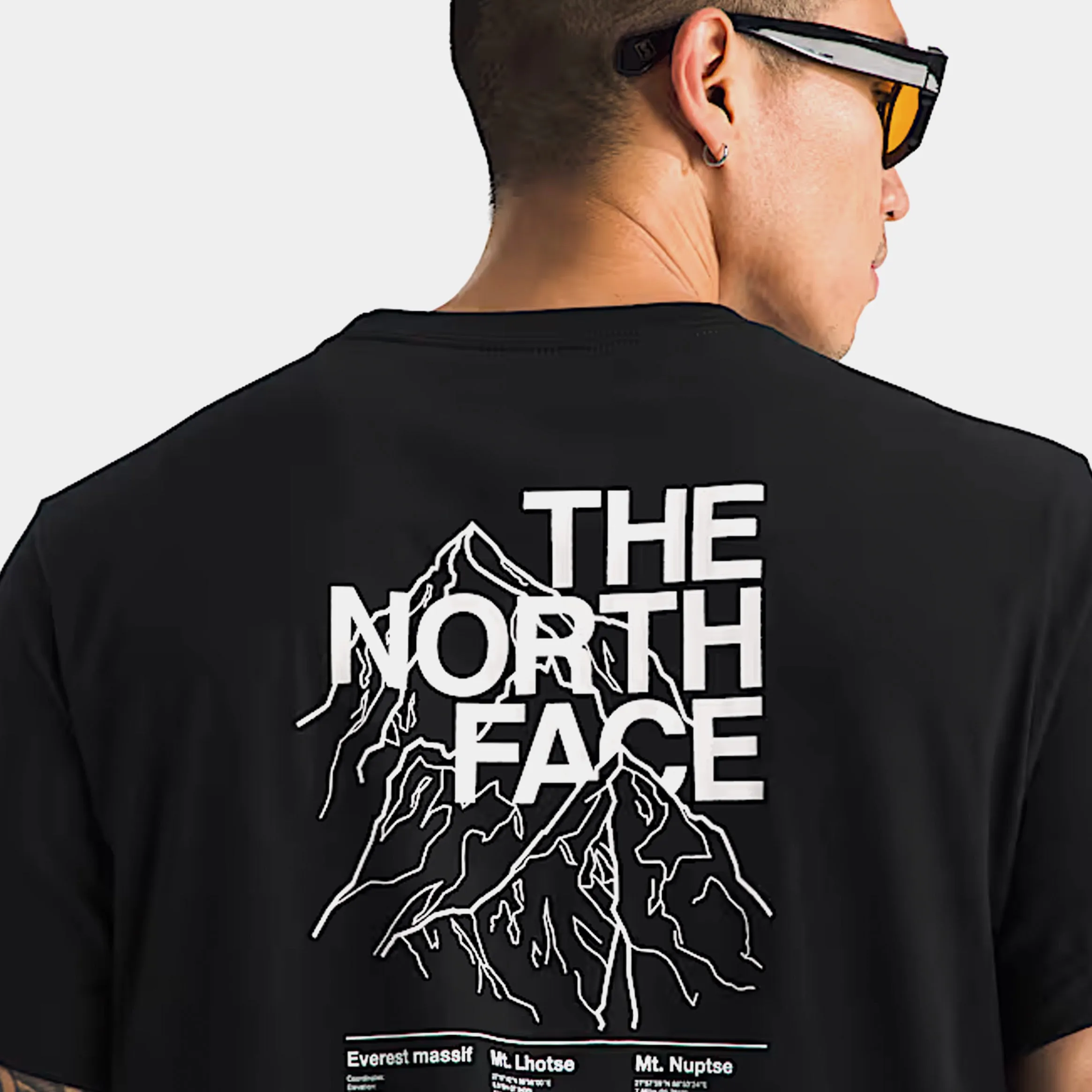 Stretch Waist Evolution Half Dome Graphic Mens Short Sleeve Shirt (Black)