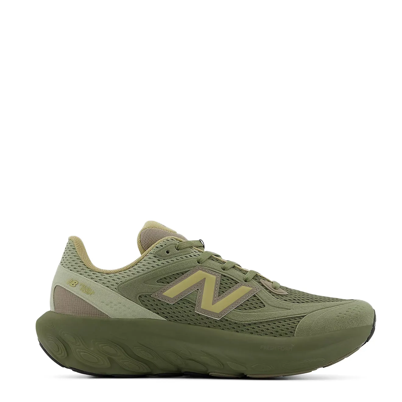 New Balance 800 Shoes Dark Olivine Shiny Tone Seamless Inner Construction