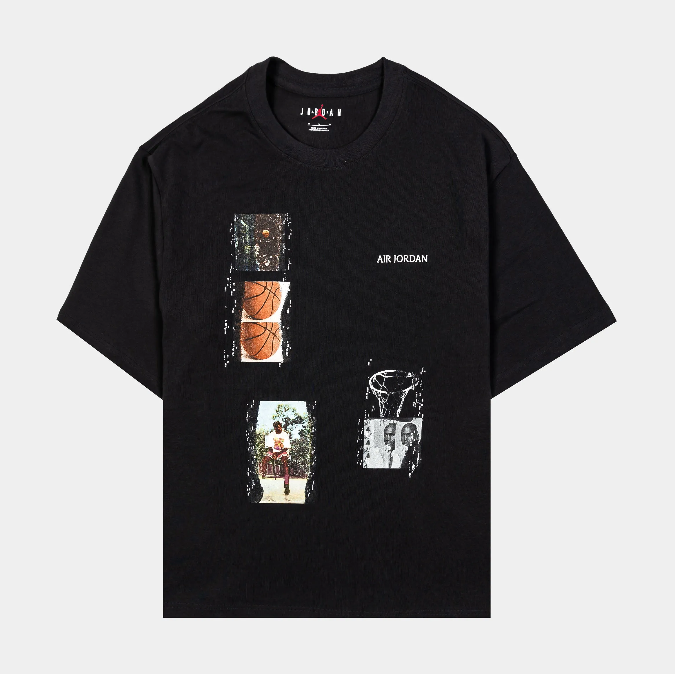 Flight Heritage 85 Graphic Mens Short Sleeve Shirt (Red/Black) On-the-Go Fashion