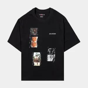 Flight Heritage 85 Graphic Mens Short Sleeve Shirt (Red/Black) On-the-Go Fashion