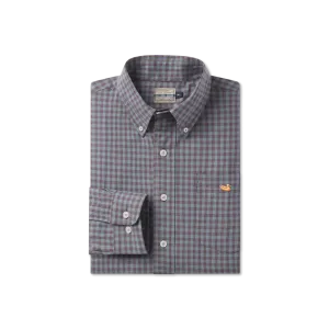 Gradient effect Geometric Pattern Sumner Relaxed Washed Gingham Dress Shirt