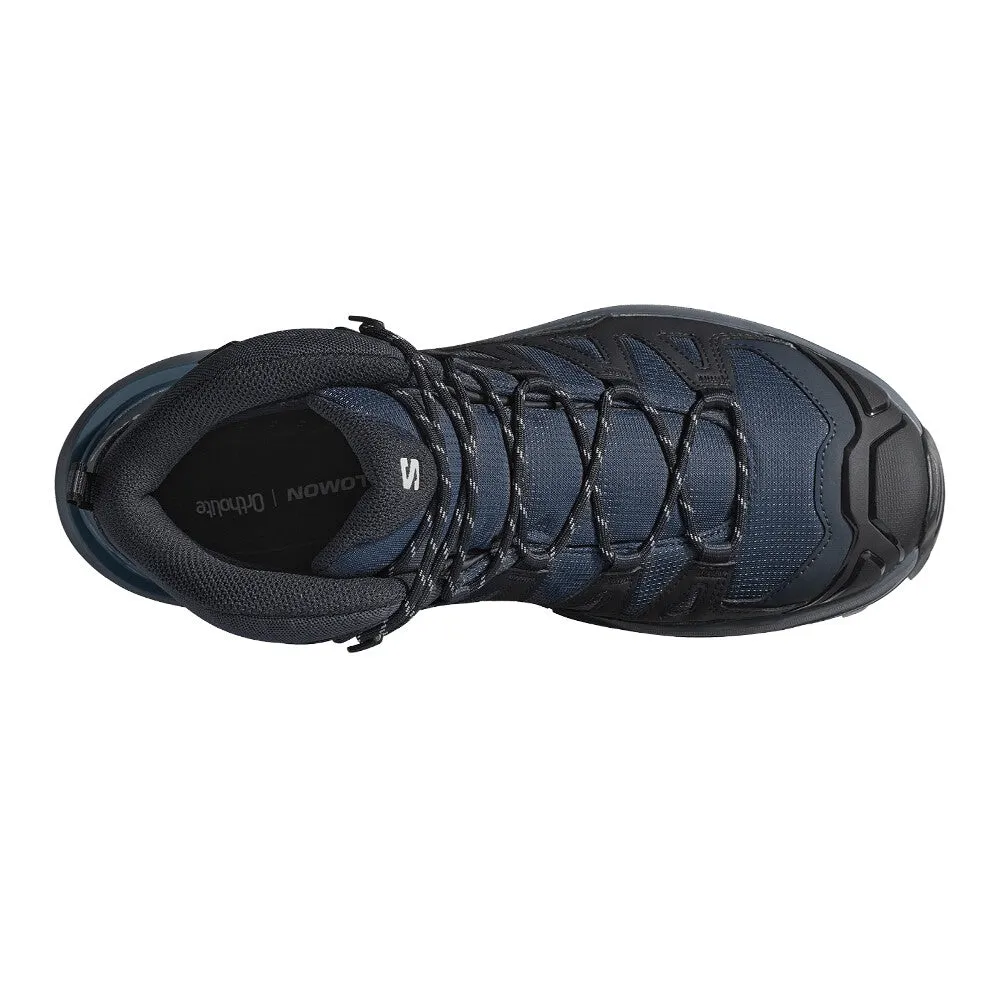 Salomon Mens Boot X Ultra 360 Mid GTX Blue Nights/Dark Navy/Dark Blue NYC Street