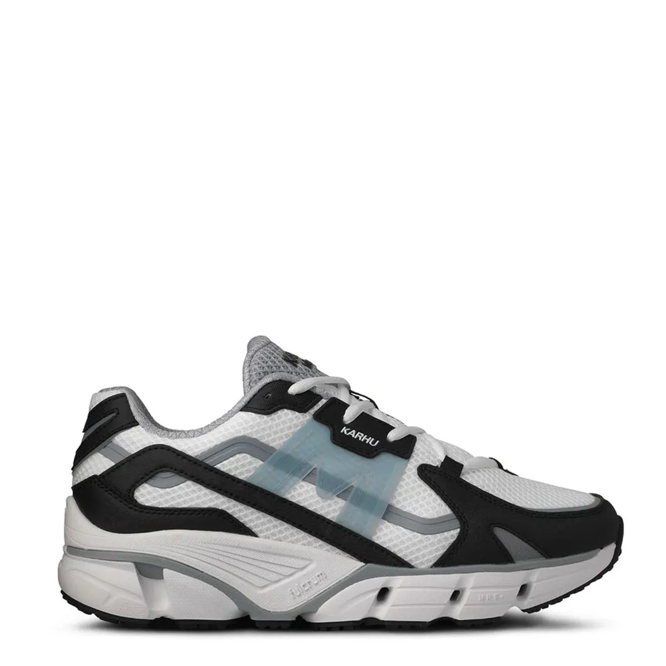 Karhu Super Fulcrum Trainer Black / Sterling Blue Ergonomic Travel Enthusiasts Concert Mood