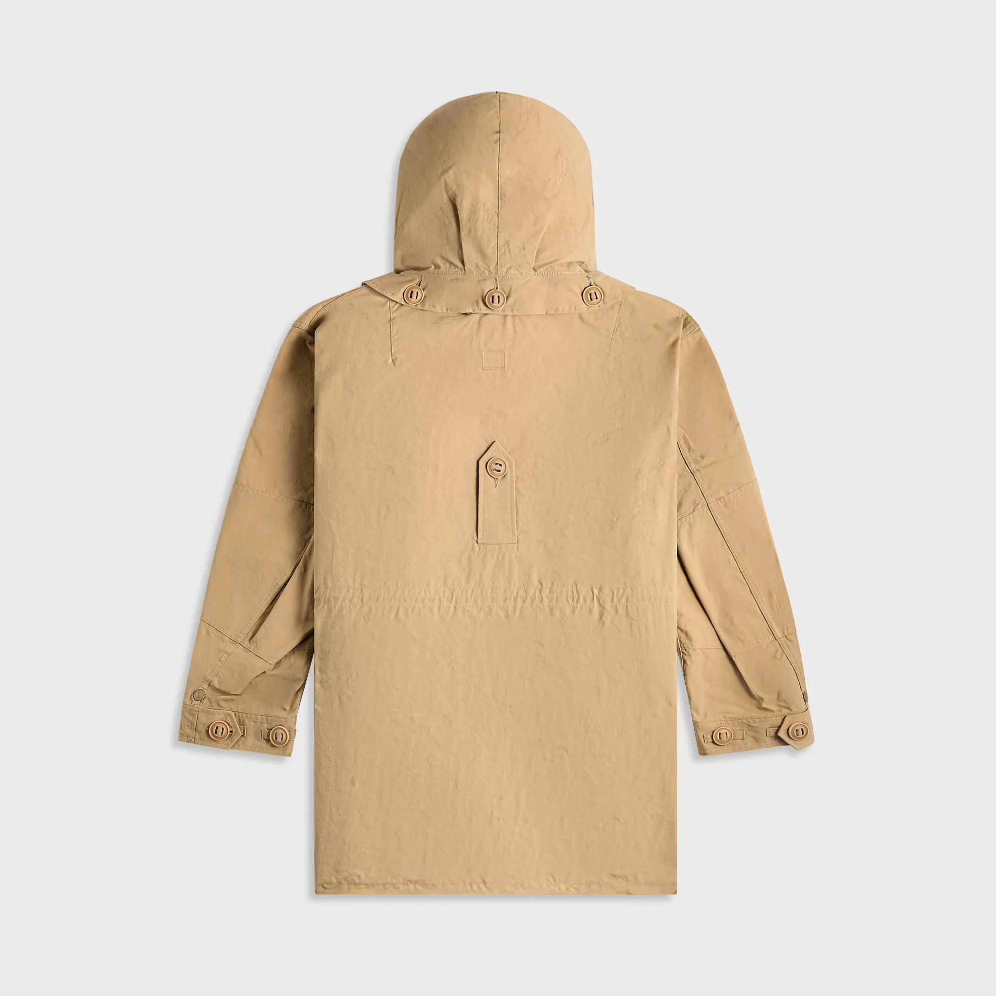 Junya Watanabe Man x C.P. Company Goggle Parka - Beige Wrinkle Free Fabric Casual Street Style