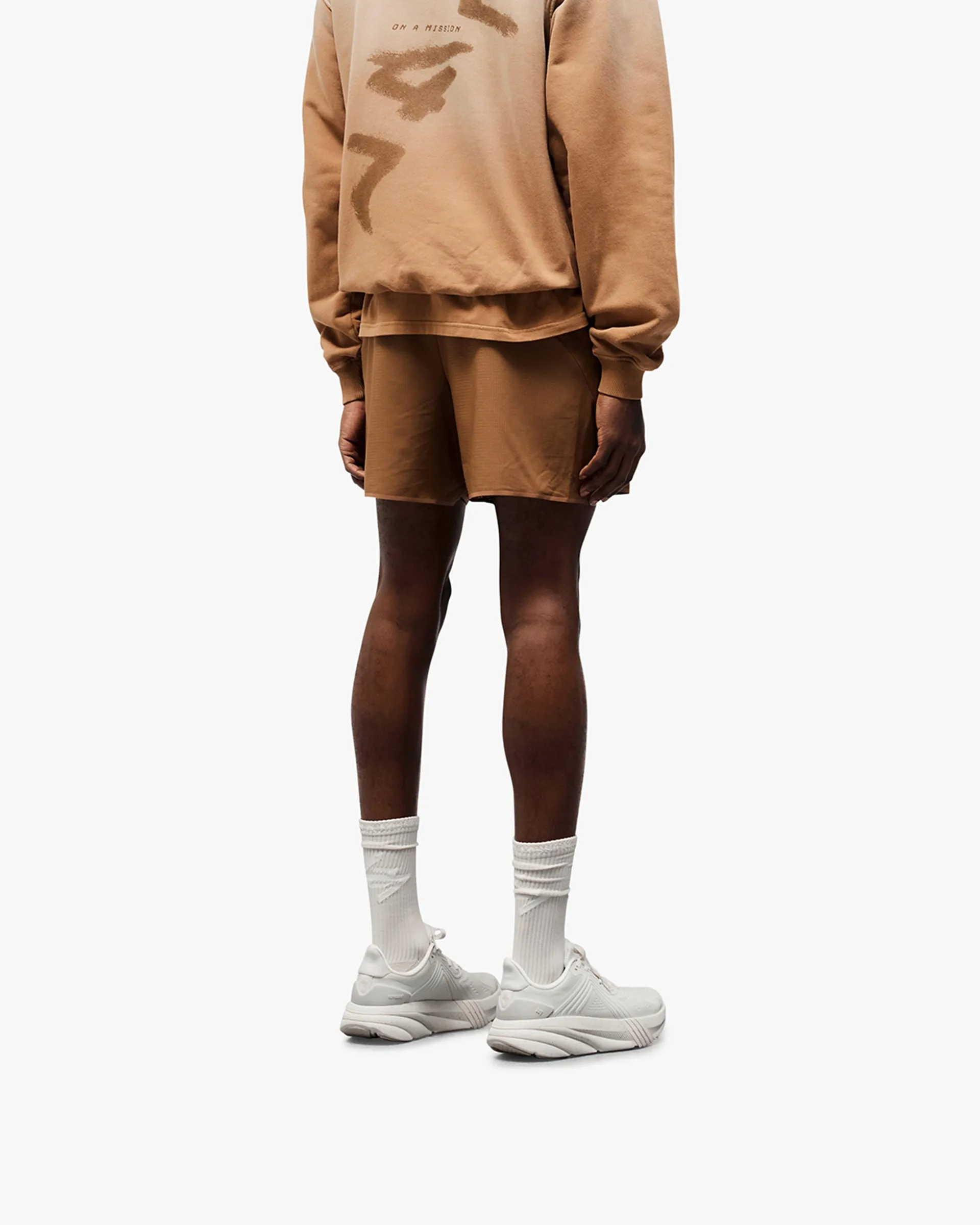 Team 247 Aero Shorts - Rust Daytime Style Everyday Ready