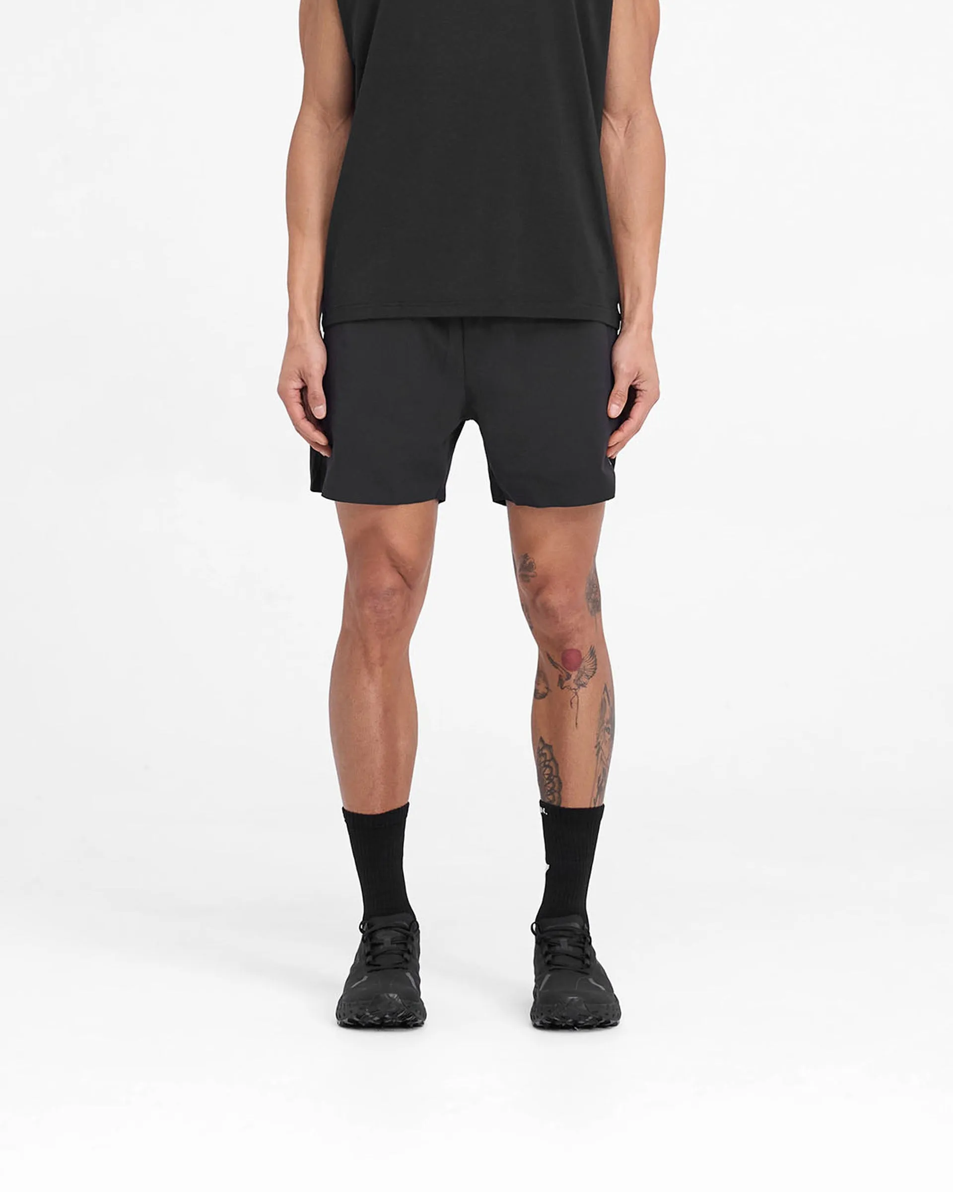 dungarees hiking clothes Team 247 Fused Shorts - Black