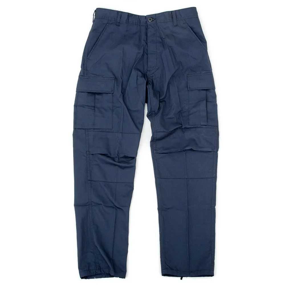 Distressed finish Casual Chic Look BDU Pant (Navy Blue)