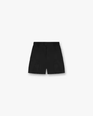 Tech Cargo Short - Jet Black Breezy Design