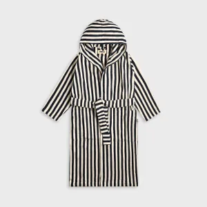 Tekla Hooded Bathrobe - Humbug Stripes FullCoverageHood OdorControlTreatment