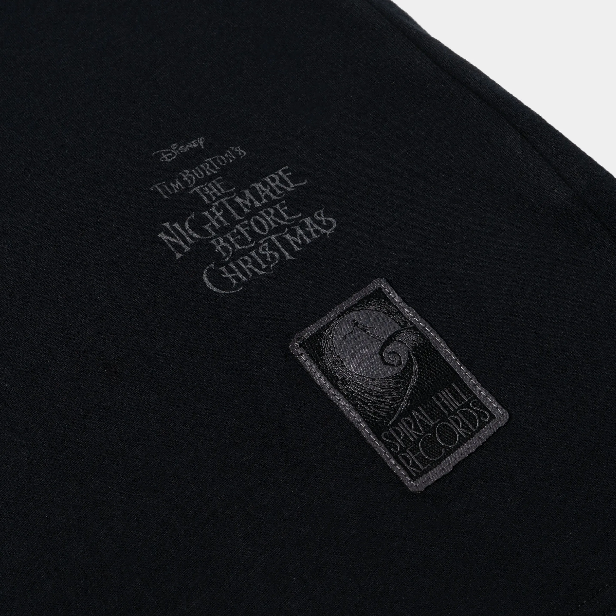 Chic Casual Wear The Nightmare Before Christmas By Shoe Palace Lock Shock Barrel Mens Short Sleeve Shirt (Black/White)