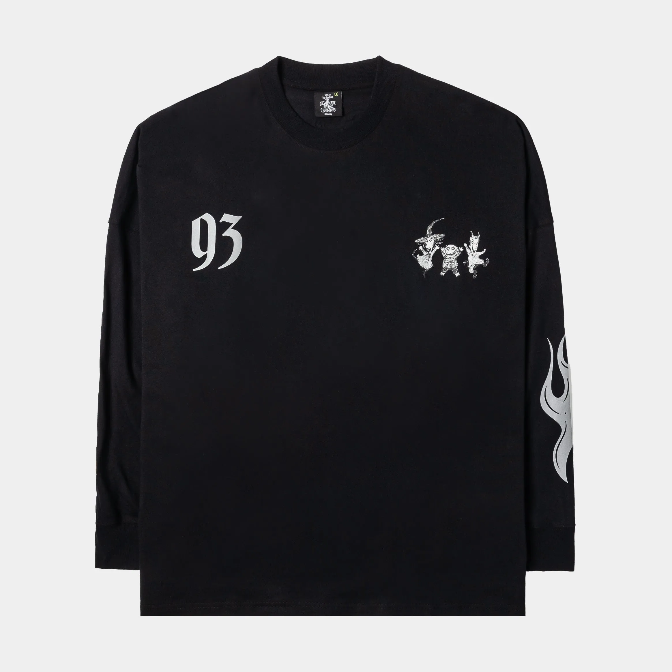 Quick Comfort The Nightmare Before Christmas By Shoe Palace Oogie Boogie Mens Long Sleeve Shirt (Black/Green)