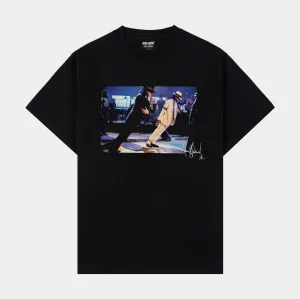 Date night SP x Michael Jackson Anti Gravity Lean Mens Short Sleeve Shirt (Black)