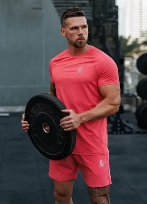 Classic Smart Minimalist Wear Gym King Energy Tee - Coral