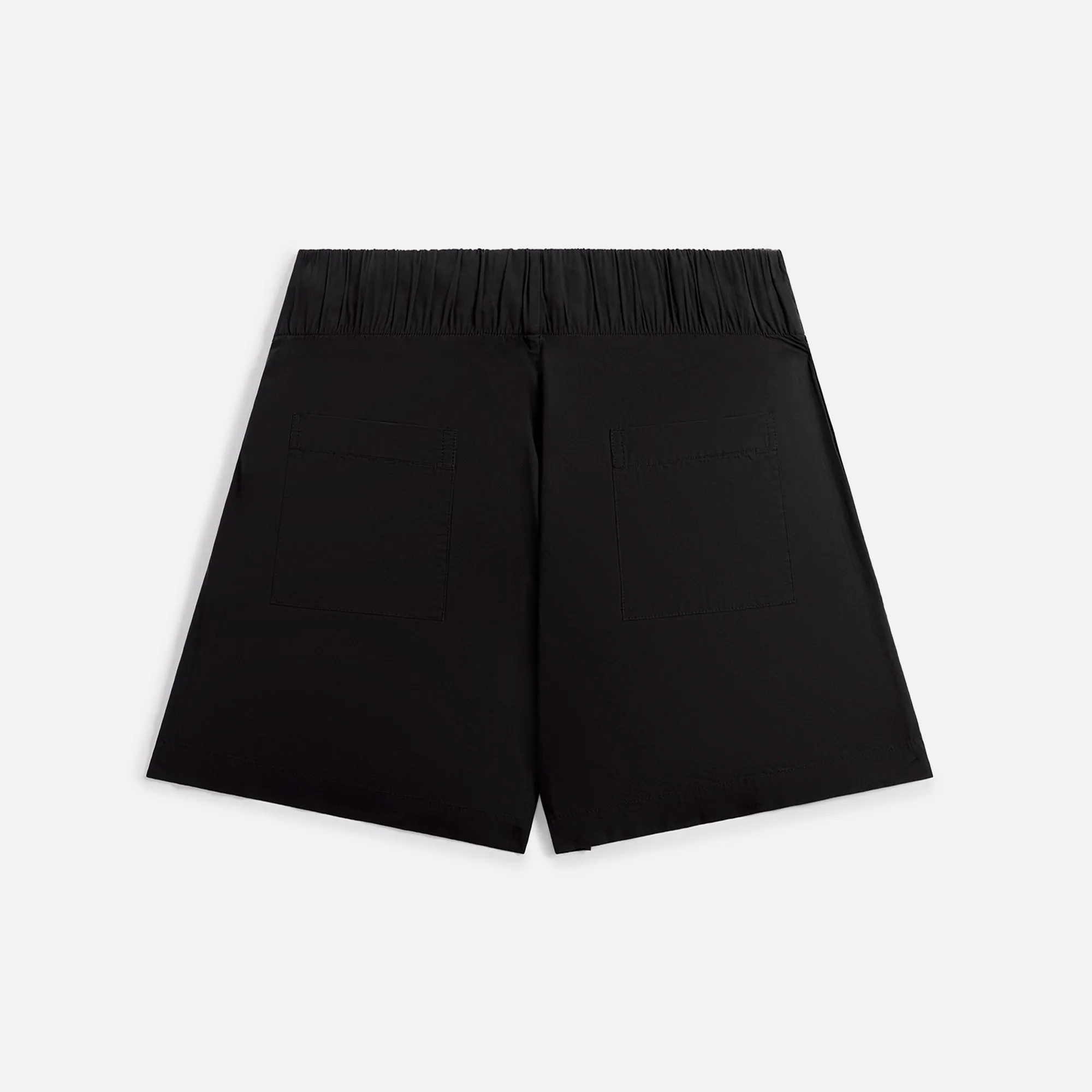 Tekla Poplin Pajama Shorts - Black Comfy Fit
