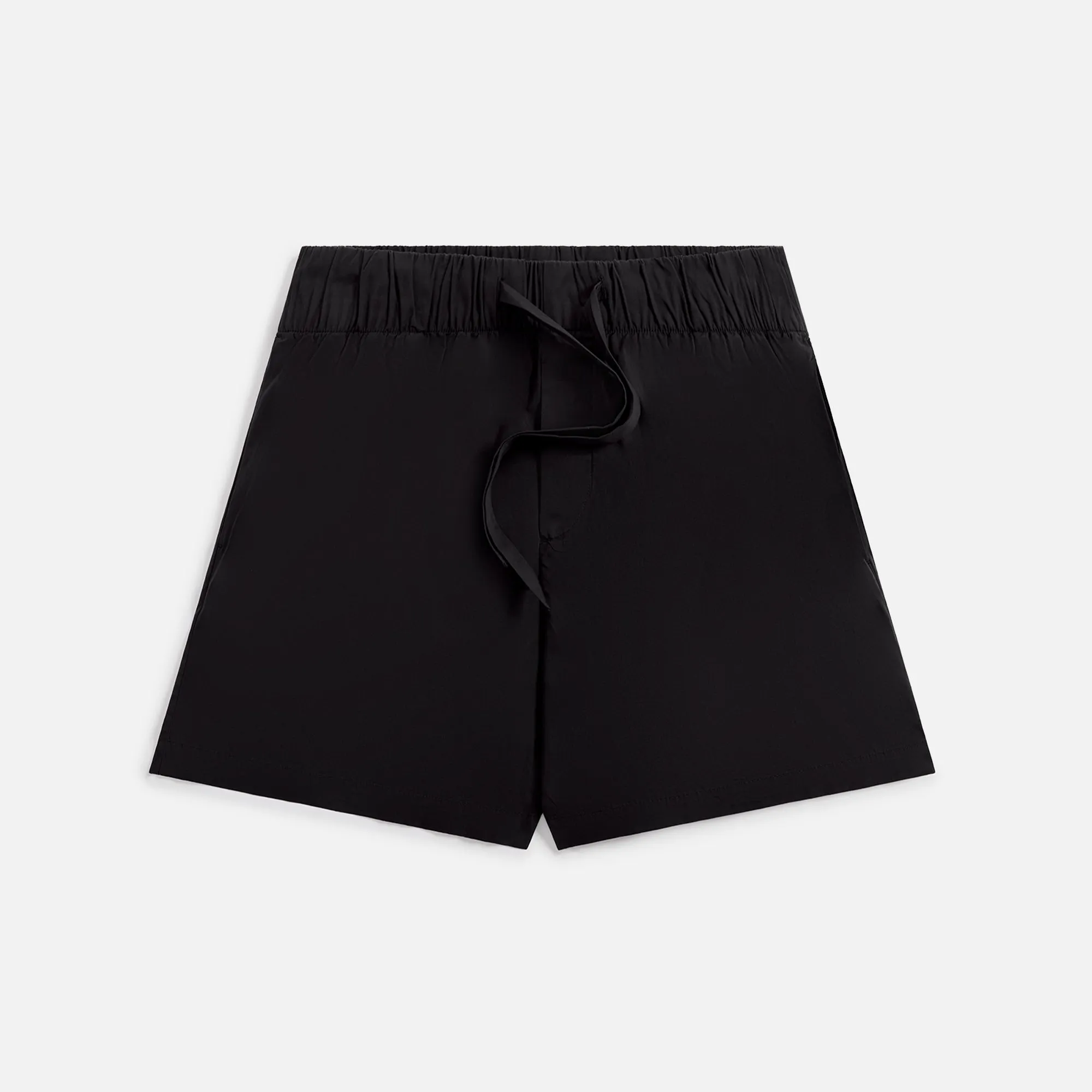 Tekla Poplin Pajama Shorts - Black Core Comfort vest