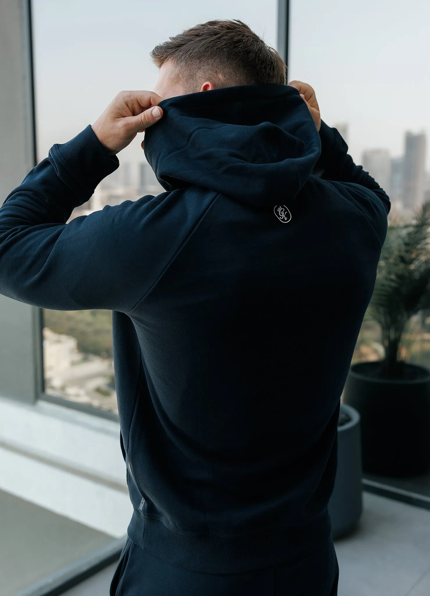 Adventure Ready Gym King Pro Logo Hood - Navy