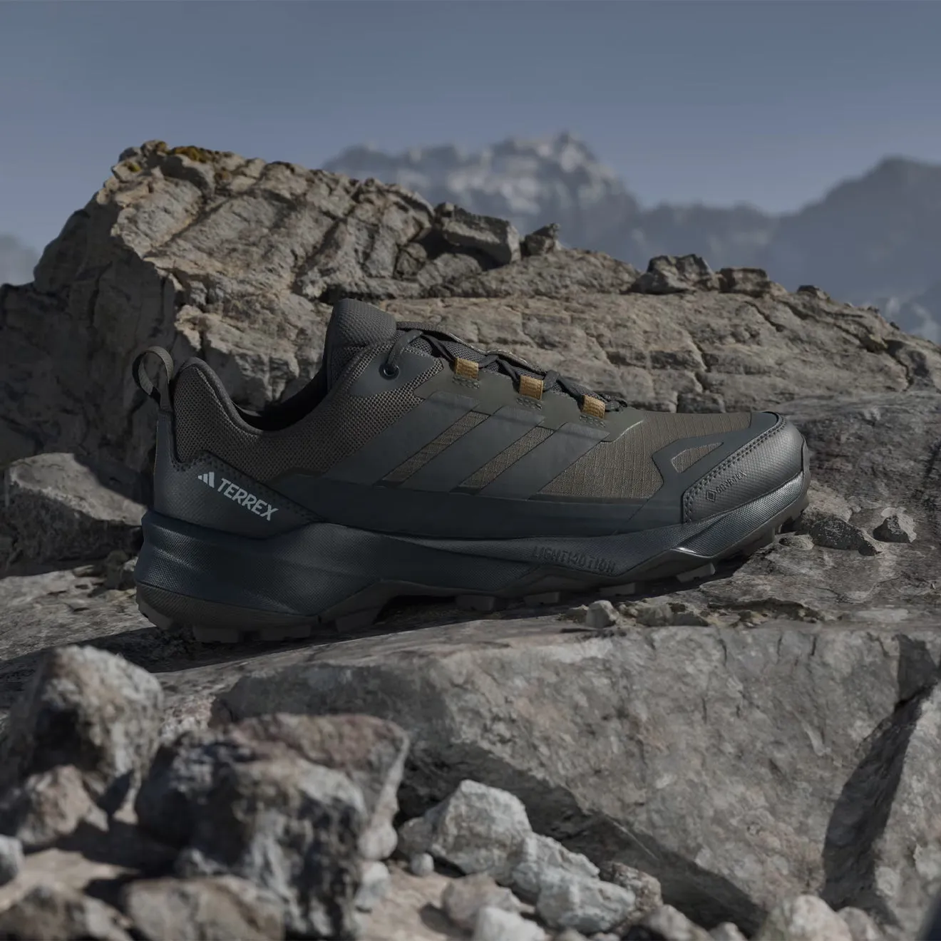 Adidas Terrex Skychaser AX5 GORE-TEX Hiking Shoes Olive / Carbon / Bronze Strata Valley Run