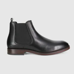 Winner Chelsea Boots Black Grippy Outsole Work Commute Classic Core