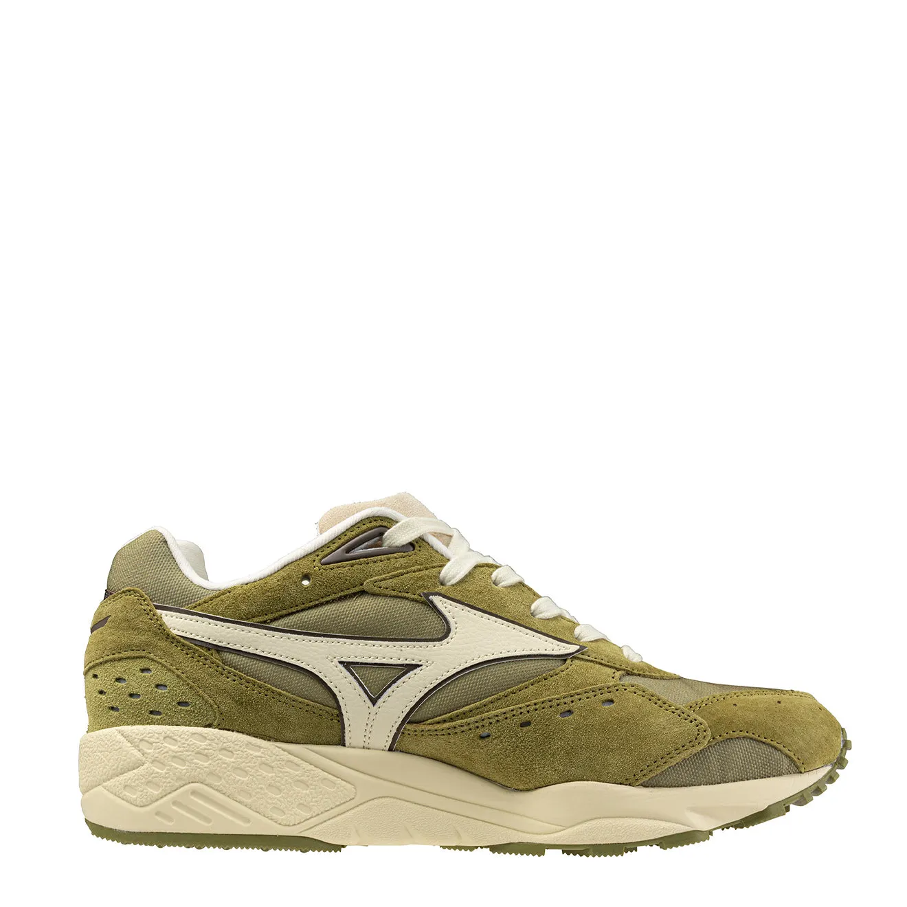 Bold Tone Responsive Cushion Fitness Lovers Mizuno Contender Premium Trainer Olive Drab / Smoke Green / Cloud Cream
