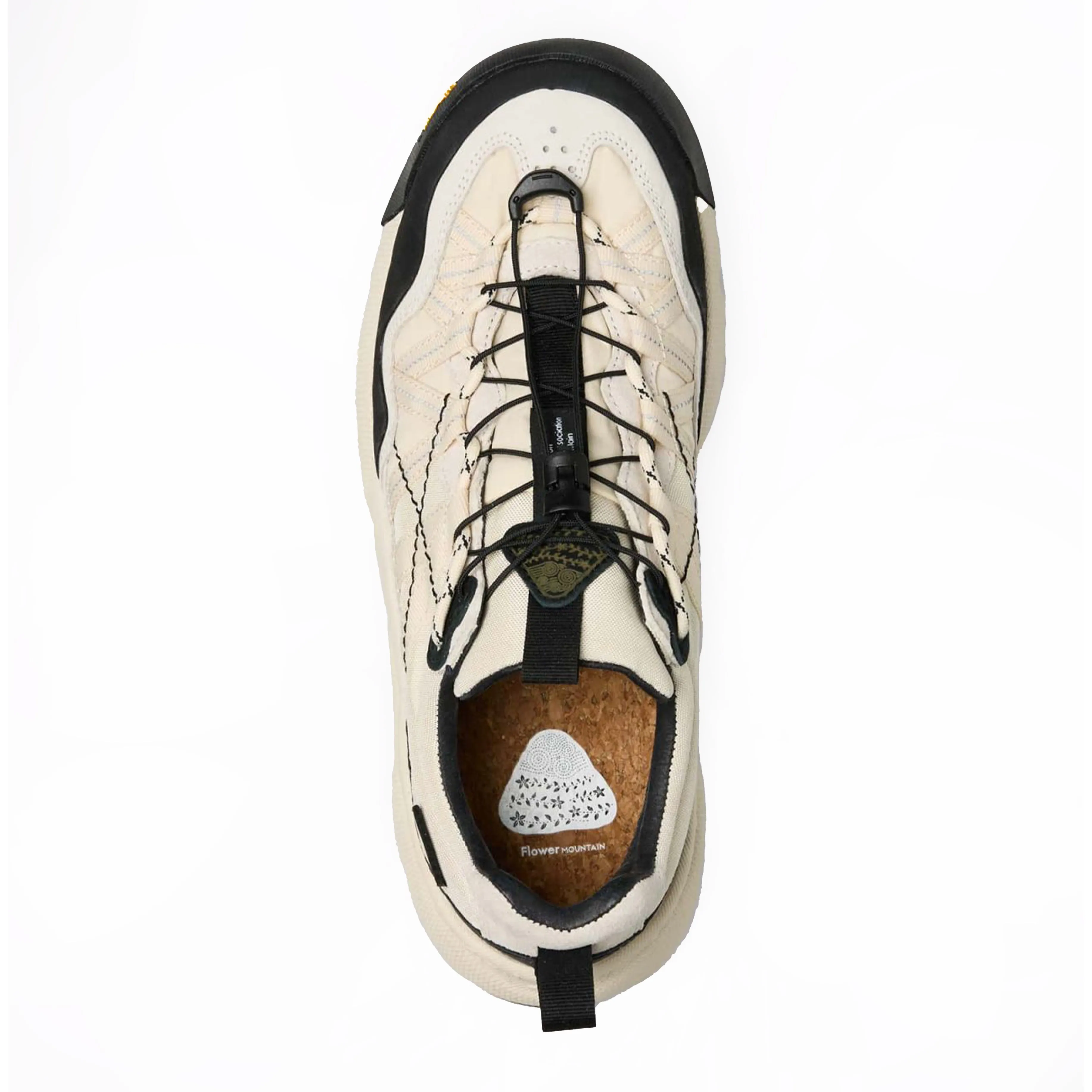 Flower Mountain Iwano 2 Uni Trainer  White / Black Quiet Step School Day