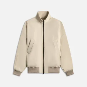 Fear of God High Neck Track Jacket - Cement Stretchable Fabric Articulated Knees